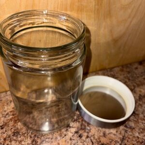 Clear Glass Jar with Lid 3 available